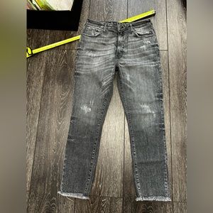 Ser.o.ya Maya high rise skinny black crop 29